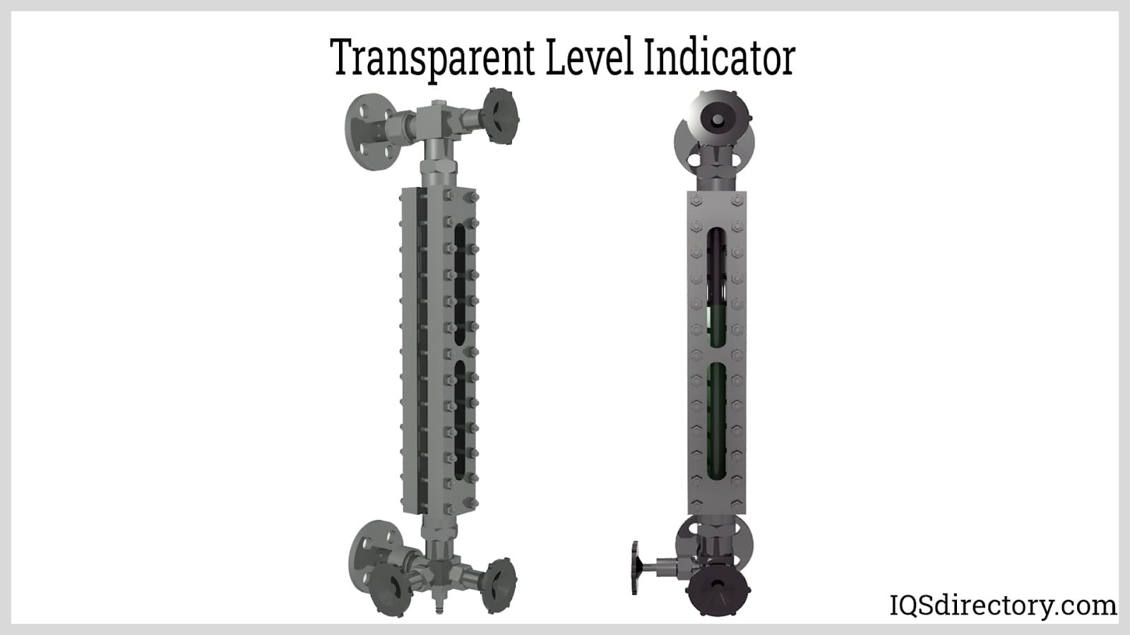 transparent level indicator